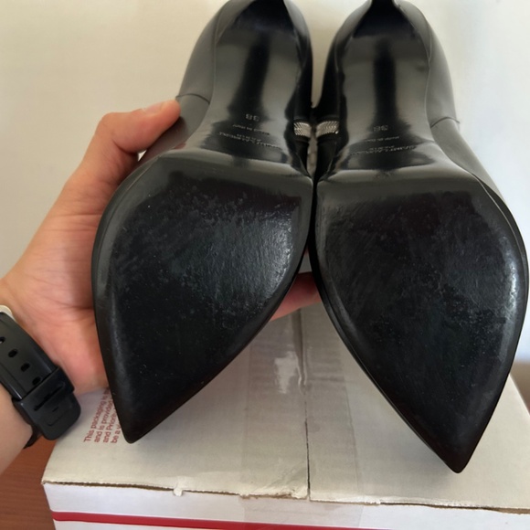 Saint Laurent | JANIS 80mm | Seta Calf Nero | 38 - Picture 3 of 13